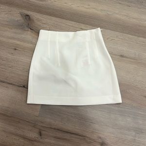 ZARA white skirt